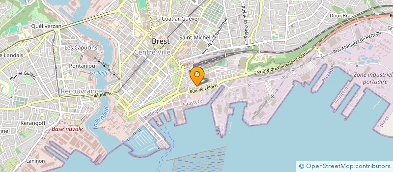 localisation de l'entreprise ASSISTANCE COORDINATION PREVENTION à BREST