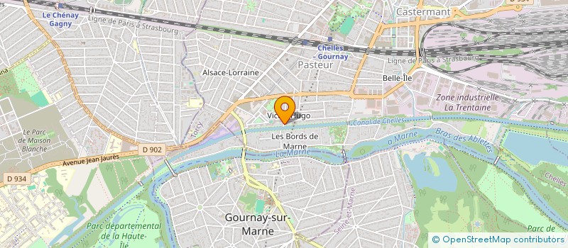 localisation de l'entreprise ASSISTANCE COURS ANIMATIONS ET BIEN ETRE  CHELLES