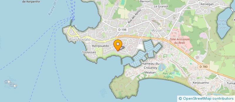 localisation de l'entreprise ASSISTANCE CREDIT MANAGER  ARZON