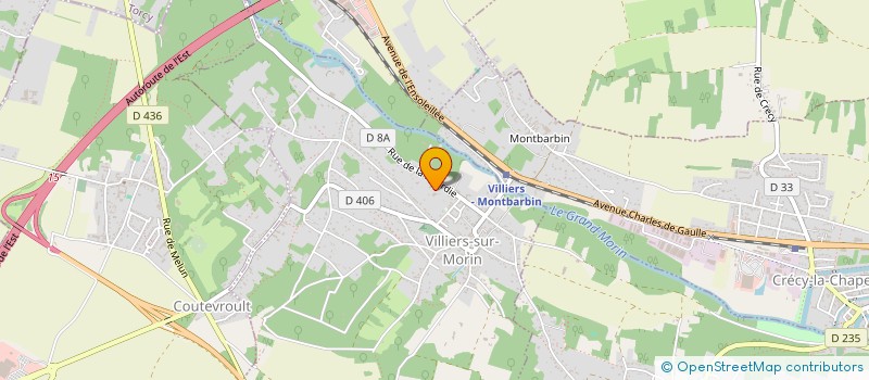 localisation de l'entreprise ASSISTANCE DECORS  VILLIERS-SUR-MORIN