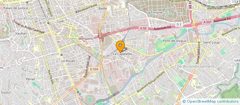 localisation de l'entreprise ASSISTANCE DENTAIRE INFORMATIQUE à MARSEILLE