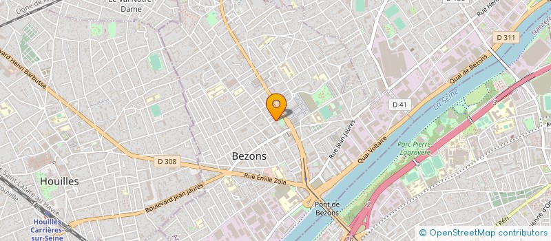 localisation de l'entreprise ASSISTANCE DEPANNAGE ALEXIA à BEZONS