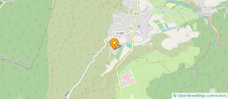 localisation de l'entreprise ASSISTANCE DEPANNAGE AUTO MOTO à LAROQUE