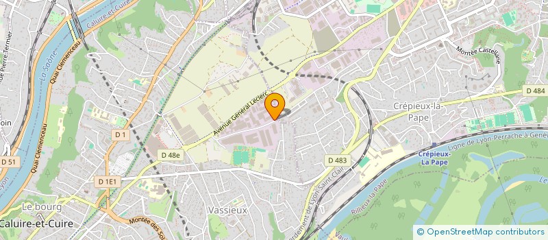 localisation de l'entreprise ASSISTANCE DEPANNAGE AUTOMOBILE à CALUIRE-ET-CUIRE