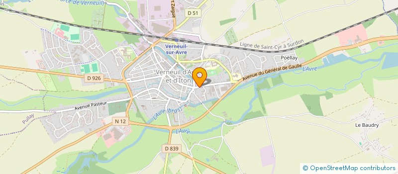 localisation de l'entreprise ASSISTANCE DEPANNAGE BEAUFORT à VERNEUIL D'AVRE ET D'ITON