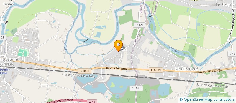 localisation de l'entreprise ASSISTANCE DEPANNAGE DE L'ISLE  GOURS