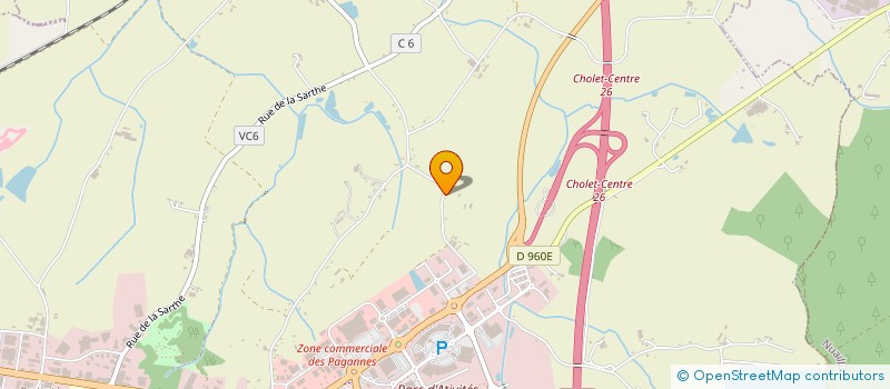 localisation de l'entreprise ASSISTANCE DEPANNAGE ELECTROMENAGER ROCHAIS à CHOLET