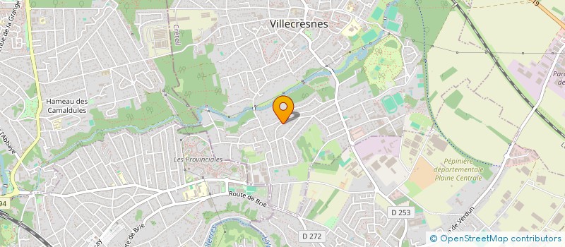 localisation de l'entreprise ASSISTANCE DEPANNAGE MAINTENANCE FROID  VILLECRESNES