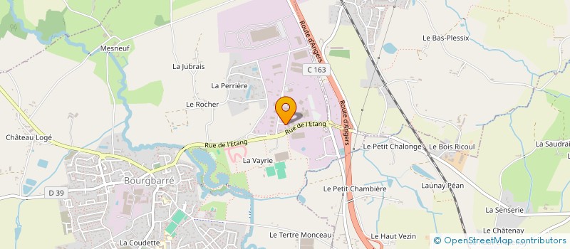 localisation de l'entreprise ASSISTANCE DEPANNAGE POMPE A CHALEUR à BOURGBARRE