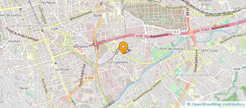 localisation de l'entreprise ASSISTANCE DEPANNAGE SERRURERIE 13 à MARSEILLE