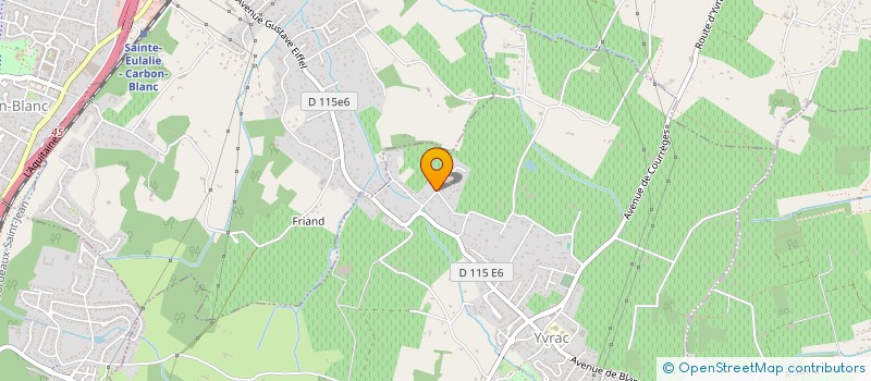 localisation de l'entreprise ASSISTANCE DEPANNAGE SERRURERIE PRESTATIONS à YVRAC