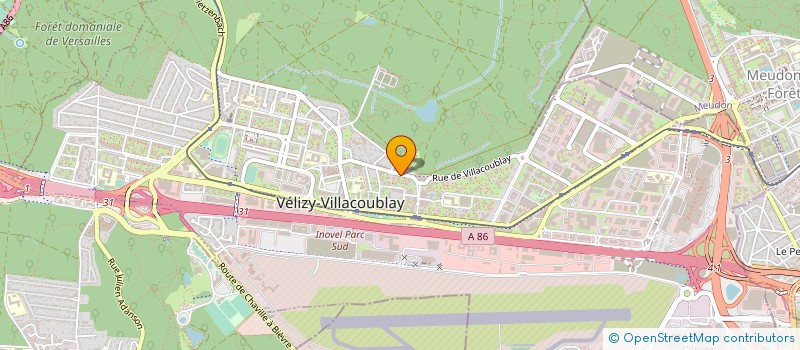 localisation de l'entreprise ASSISTANCE DEPANNAGE SERVICE LABO à VELIZY-VILLACOUBLAY
