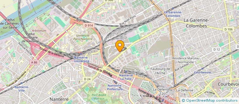 localisation de l'entreprise ASSISTANCE DEPARTEMENT PROTECT SECURITE  NANTERRE