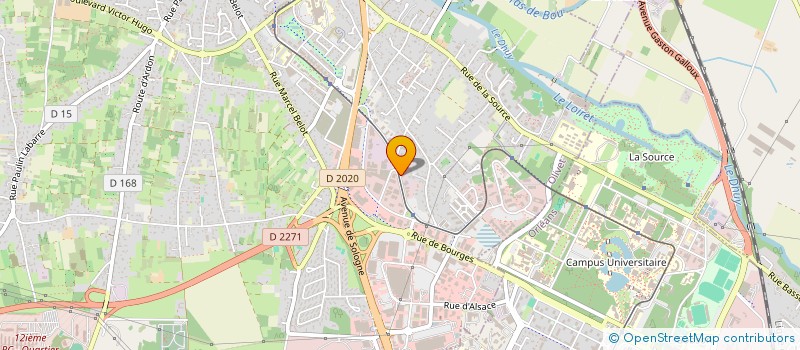 localisation de l'entreprise ASSISTANCE DIAGNOSTIC SECURITE LEFEBVRE à OLIVET
