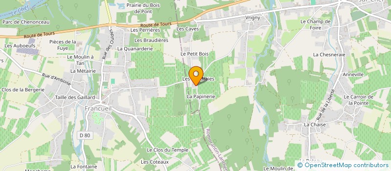 localisation de l'entreprise ASSISTANCE DIAGNOSTICS DIARD à LE CONTROIS-EN-SOLOGNE