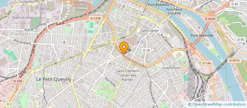 localisation de l'entreprise ASSISTANCE DIGITAL ORGANIS CREATION SERV  ROUEN