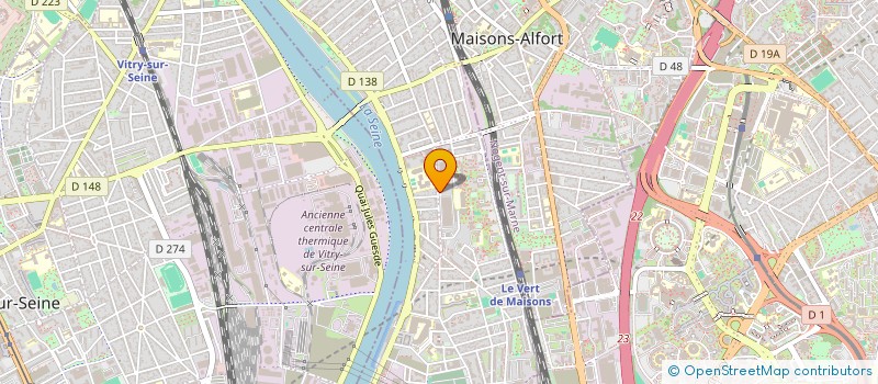 localisation de l'entreprise ASSISTANCE DOCUMENTATION ETUDE INFORMATIQUE ET SERVICE à ALFORTVILLE
