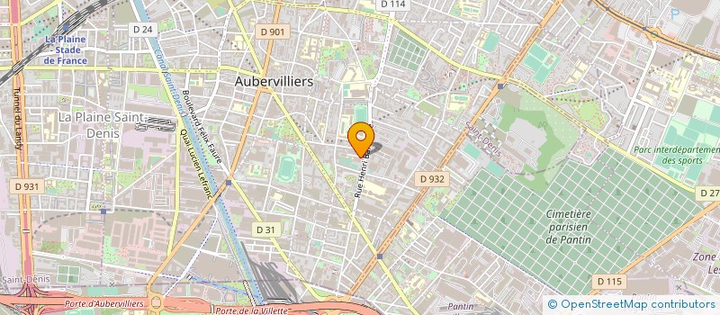 localisation de l'entreprise ASSISTANCE DOMICILE PERSONNE DEPENDANTE à AUBERVILLIERS