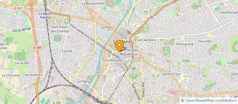localisation de l'entreprise ASSISTANCE EDET CONTENTIEUX BUREAUTIQUE à LE MANS