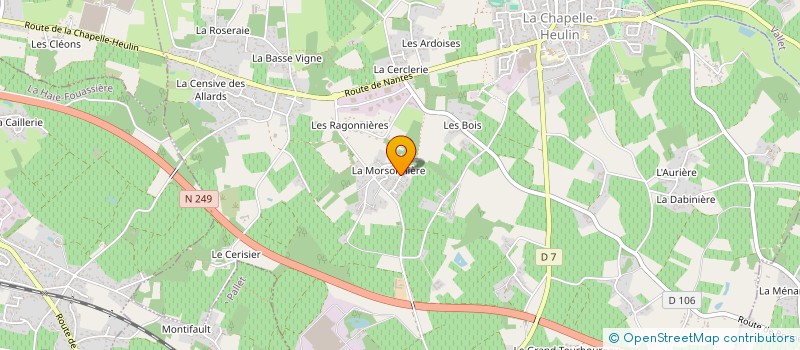 localisation de l'entreprise ASSISTANCE ENERGIE à LA CHAPELLE-HEULIN