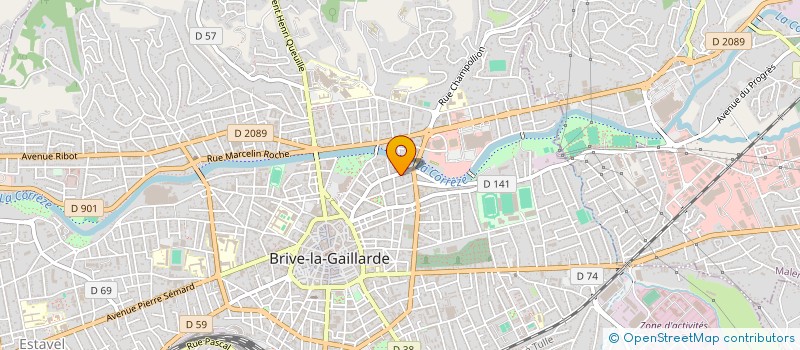 localisation de l'entreprise ASSISTANCE ENERGIE  BRIVE-LA-GAILLARDE