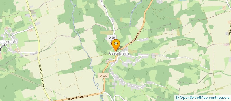 localisation de l'entreprise ASSISTANCE ENERGIES NOUVELLES  CASTELVIEILH