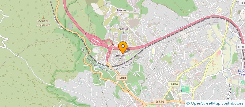 localisation de l'entreprise ASSISTANCE ENERGIES RENOUVELABLES à LA CIOTAT