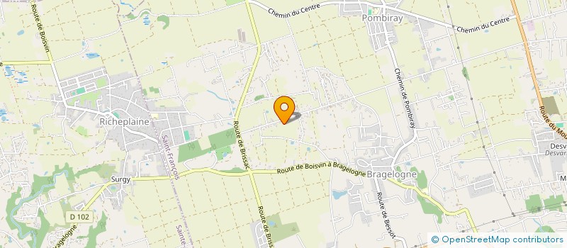 localisation de l'entreprise ASSISTANCE ET CONDUITE DE TRAVAUX.  SAINT-FRANCOIS