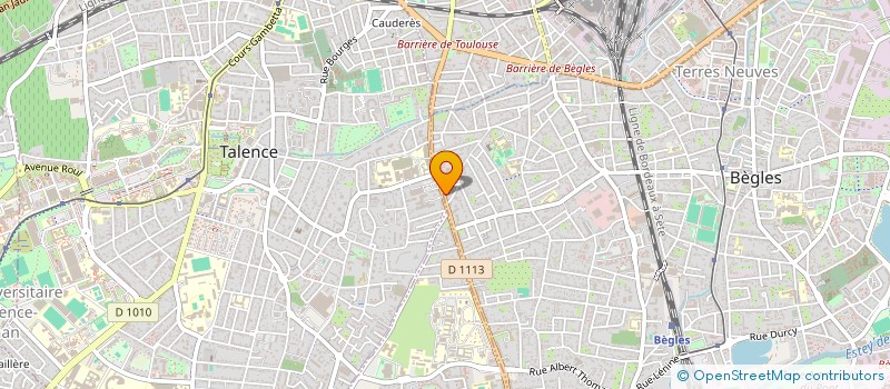 localisation de l'entreprise ASSISTANCE ET CONFORT DU MALADE à BEGLES