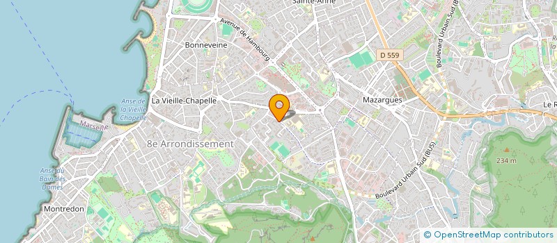 localisation de l'entreprise ASSISTANCE ET CONSEIL AUX ENTREPRISES  MARSEILLE