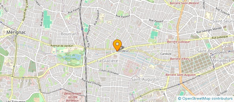 localisation de l'entreprise ASSISTANCE ET CONSEIL AUX INVESTISSEURS (ACI)  MERIGNAC