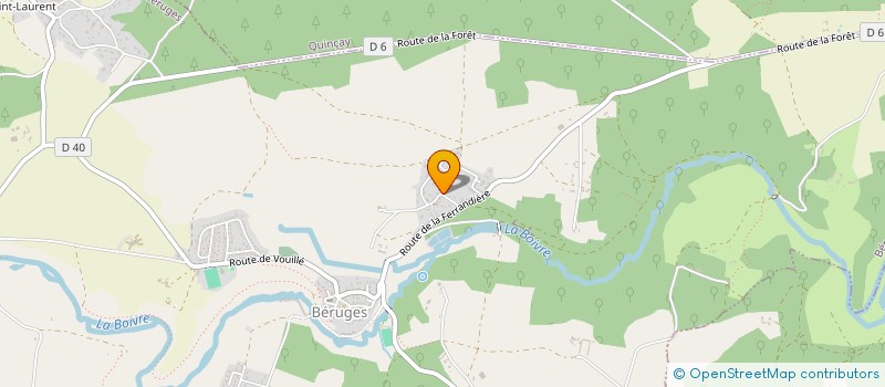 localisation de l'entreprise ASSISTANCE ET CONSEIL EN TRAVAUX à BERUGES