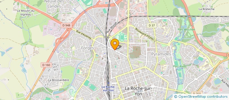 localisation de l'entreprise ASSISTANCE ET CONSEILS FINANCIERS  LA ROCHE-SUR-YON