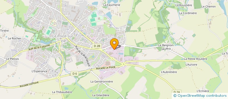 localisation de l'entreprise ASSISTANCE ET CONTROLE POUR LE GENIE CIVIL ET L'INDUSTRIE ROUTIERE à LE POIRE-SUR-VIE