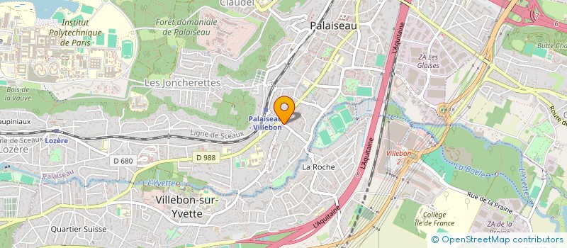 localisation de l'entreprise ASSISTANCE ET DECONTAMINATION à PALAISEAU