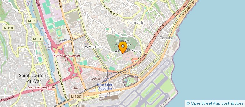 localisation de l'entreprise ASSISTANCE ET DEPANNAGE PLOMBERIE à NICE