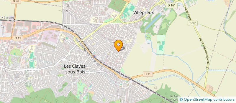 localisation de l'entreprise ASSISTANCE ET MATERIEL INFORMATIQUE  VILLEPREUX