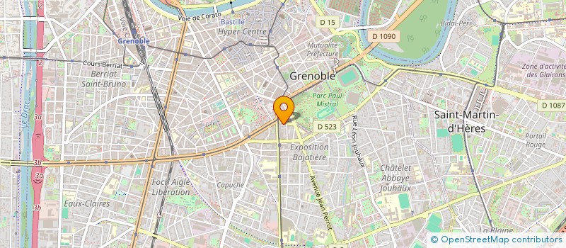 localisation de l'entreprise ASSISTANCE ET PILOTAGE DE PROGRAMMES IMMOBILIERS RHONE-ALPES à GRENOBLE