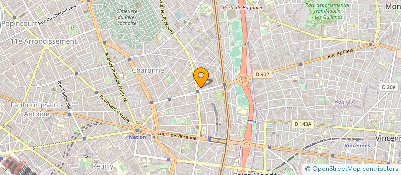 localisation de l'entreprise ASSISTANCE ET SALONS à PARIS
