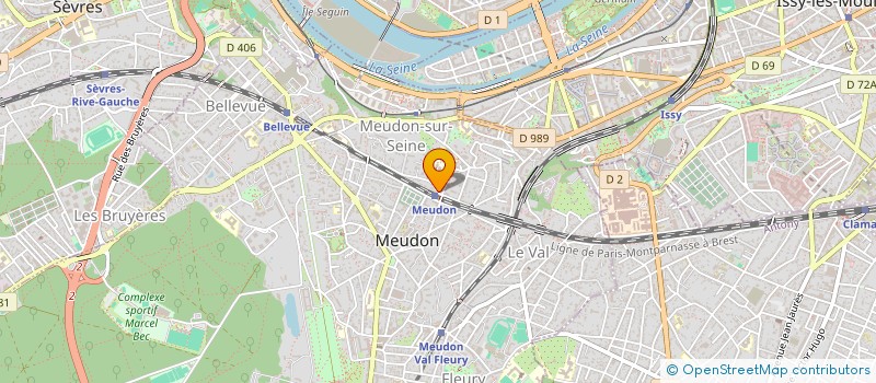 localisation de l'entreprise ASSISTANCE ETUDE COORDINATION à MEUDON