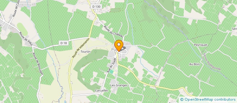 localisation de l'entreprise ASSISTANCE EXPERTISE COMPTABLE CONSEIL à SAINT-MAGNE-DE-CASTILLON