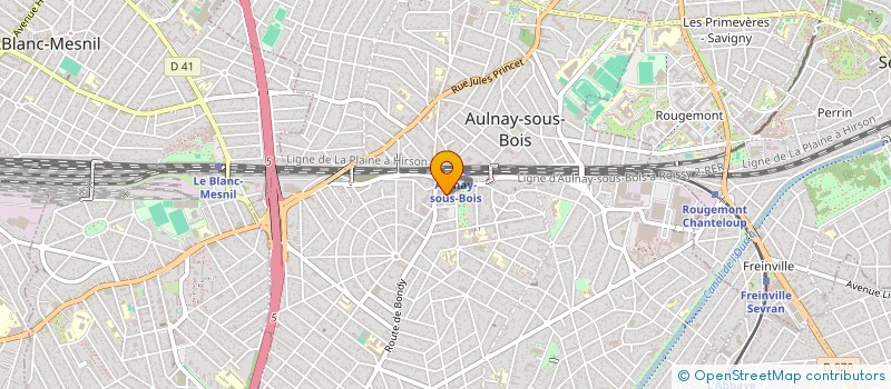 localisation de l'entreprise ASSISTANCE FAMILY à AULNAY-SOUS-BOIS