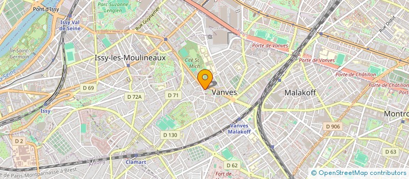 localisation de l'entreprise ASSISTANCE FAMILY SERVICES à VANVES