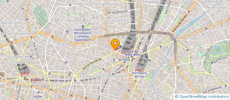 localisation de l'entreprise ASSISTANCE FIDUCIAIRE ET EXPERTISE COMPTABLE DES ENTREPRISES  PARIS