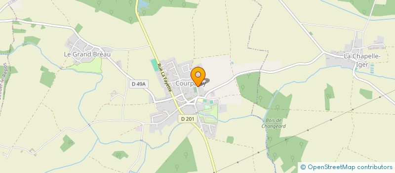 localisation de l'entreprise ASSISTANCE FONCIERE  COURPALAY