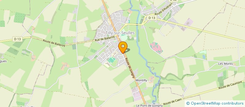 localisation de l'entreprise ASSISTANCE FORMATION INFORMATIQUE SALAIR  TILLY-SUR-SEULLES