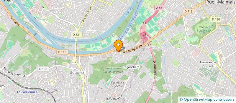 localisation de l'entreprise ASSISTANCE FRANCAISE DE TECHNIQUE  BOUGIVAL