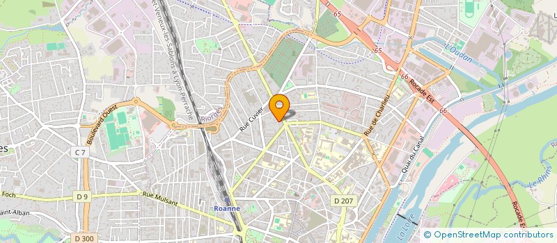 localisation de l'entreprise ASSISTANCE FRANCAISE SANS FRONTIERE à ROANNE
