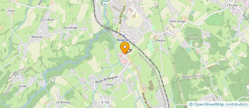 localisation de l'entreprise ASSISTANCE FRANCE INCENDIE PROTECTION  PERS-JUSSY