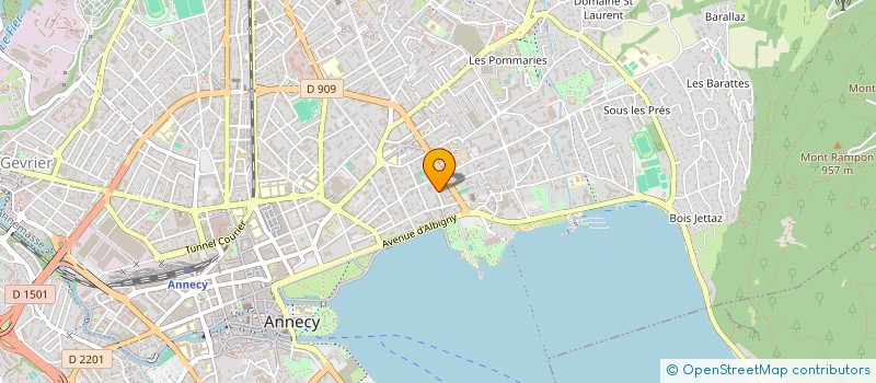 localisation de l'entreprise ASSISTANCE FRANCE SERVICES  ANNECY